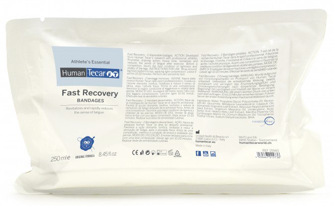 Компрессионные охлаждающие бандажи для релаксации и восстановления Fast Recovery bandages HumanTecar (Италия)