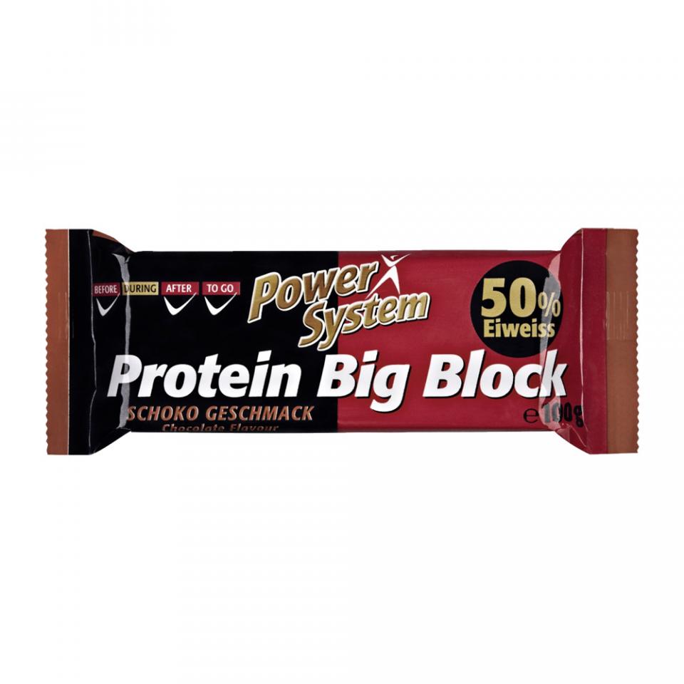 Батончик Power System 100 г Protein Big Bloсk 50%