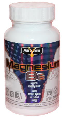Maxler Magnesium B6 120 таблеток